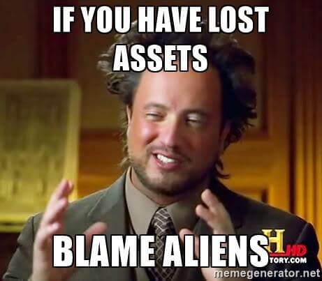 Blame image asset management